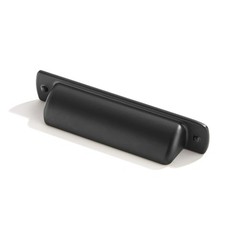 6 PCS 3 Inch Hole Center Matte Black Cup Cabinet Hardware Drawer Pull Handles