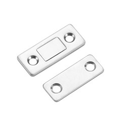 10 Set Ultra-thin Invisible Punch-Free Magnetic Sliding Door Cabinet Closer Part