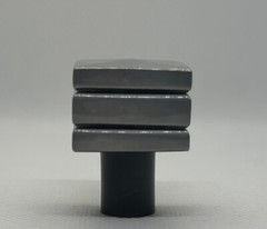 (12 Pack) AS-IS 7/8″ Square Knob Antique Silver