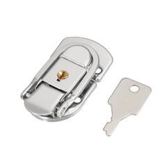 66mm x 34mm Metal Small Size Suitcase Lock Hasp Catch Latch with Keys