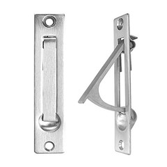 Pocket Door Edge Pull Brushed Nickel Hidden Handle Stainless Steel 3 Pack Easy