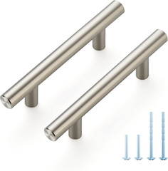 30 Pack 5 Inch Cabinet Pulls, 3 Inch (76Mm) Hole Center Stainless Steel Drawer H