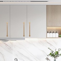 POVEFONK 6 Pack 12-3/5 inch(320mm) Champagne Bronze Kitchen Cabinet Handles C…