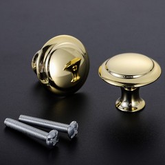 Round Mushroom Cabinet Knobs Pull for Kitchen Cupboard Door Dresser Gold Lot