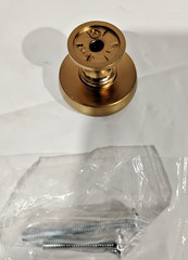 Amerock | Cabinet Knob | Champagne Bronze | 1-1/4 inch (32 mm) Diameter | 1 Pack