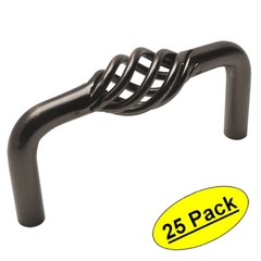 *25 Pack* Cosmas Oil Rubbed Bronze Birdcage Cabinet Handle Pull #9992-030ORB
