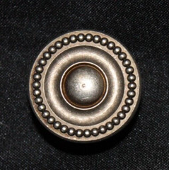Lot of 4 FKI Period Brass A604 Tumbled Silver Rope 1.5″ Cabinet Knob Brand New