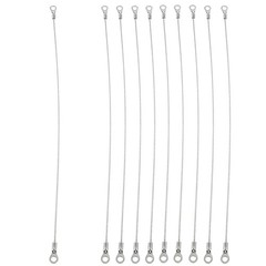 10 PCS Cabinet Door Restraint Hinge Limiter Stainless Steel Cable 12 Inch