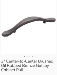 Hardware Resources – cabinet handles – brushed oil rubbed bronze