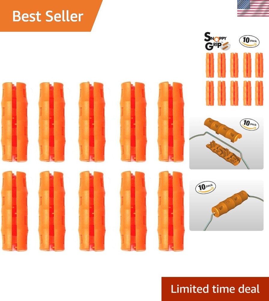 Ergonomic Replacement Bucket Handles 10 Pack – Comfort & Durability in Orange