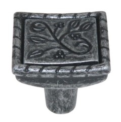 Amerock Vineyard Wrought Iron Dark 1 1/8″ Leaf Cabinet Pull Knob BP4466WID