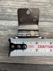 Style Selections 3/8″ Inset Non-Spring Cabinet Hinge Silver Color Lot Of 4 {PP}