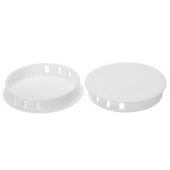 PATIKIL 60mm Plastic Hole Plugs – 6 Pcs Flush Type for Cabinets