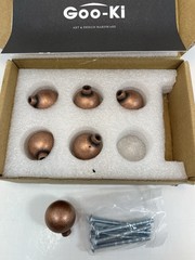 6 Modern Goo-Ki Art & Design Copper Cabinet/ Drawer Pulls