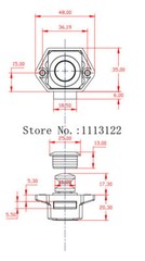 Camper Car Push Lock 20mm RV Caravan Boat Motor Cabinet Drawer Latch Button Lock