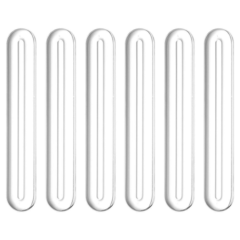 Wall Protector from Furniture, Clear Furniture Bumpers, 3.94”L x 0.63”W, 6 Pcs