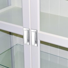 Weysat 2 Pcs Mirror Closet Door Pulls Handle Adhesive Self Stick Acrylic Drawer