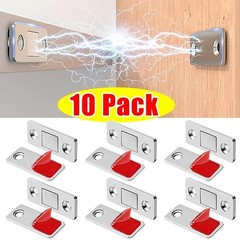 Magnetic Cabinet Catches Ultra Thin Door Strong Magnets Stopper Invisible