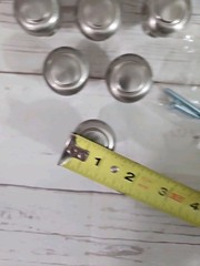 Lotof 24 Amerock 1.25 In Satan Nickel Round Knob