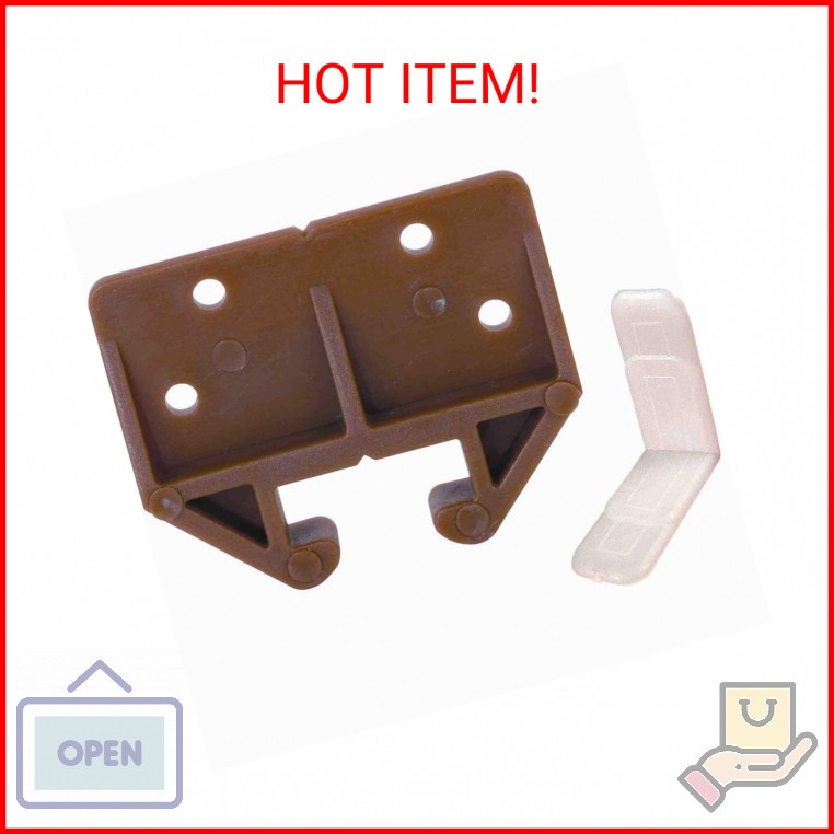 Prime-Line R 7084 Drawer Track Guides for 1/4 In. by 7/8 In. track (2 Pack)