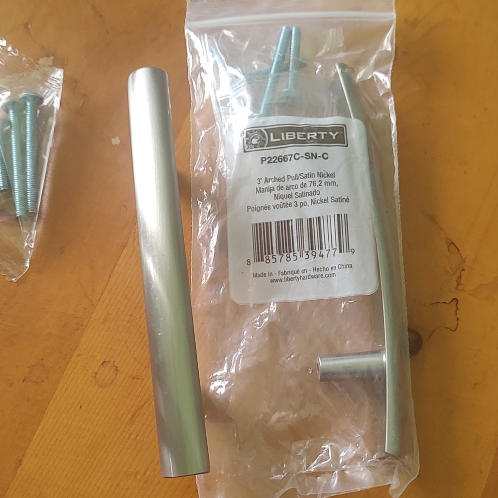 20 Piece Liberty P22667C-SN-C 3in C-C Arched Cabinet/Drawer Pull Satin Nickel