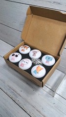 6pcs 1.5″ Ceramics Cute Nursery Cabinet Dresser Drawer Knobs Kids Animal Drawer