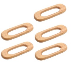 Natural Wood Cabinet Pulls 10PCS 5 inch Length 3-3/4 inch 96mm Hole Spacing