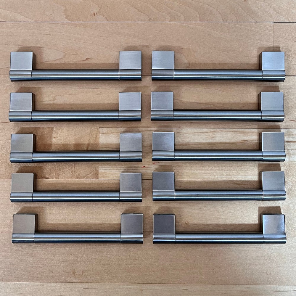 10-Pack Richelieu Stainless Steel 5 9/16” Cabinet Pulls Handles Brushed Nickel