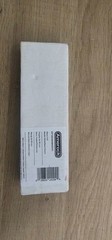 Amerock Carrione 3-3/4 in. Marble White/Black Bronze Cabinet Drawer Bar Pull