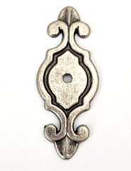 Set of 2 Amerock Knob Backplates BP24012-AN Vasari Antique Nickel Continental 3″