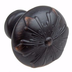 GlideRite 1-1/8″ Dia Round Snowflake Cabinet Knob Oil Rubbed Bronze 87420-ORB-1