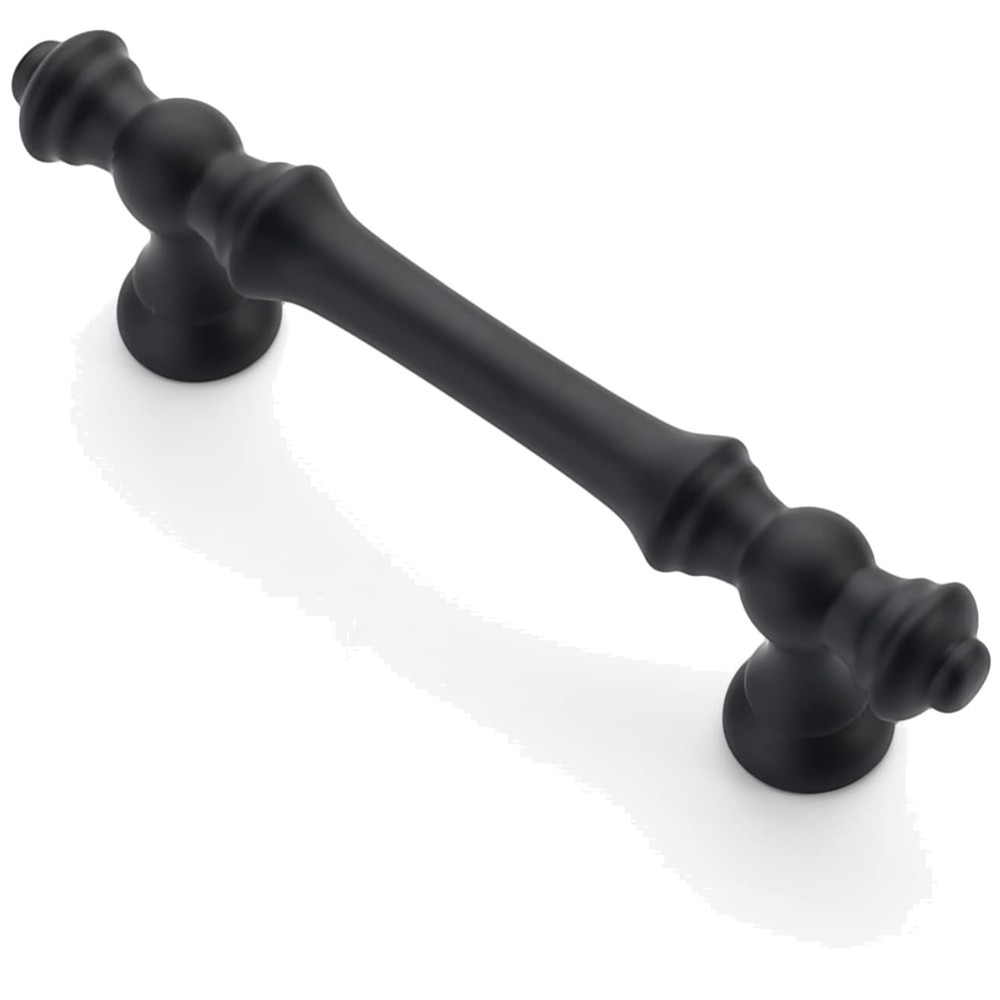 Kitchen Cabinet Hardware – 10 Pack Matte Black Handles