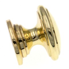 10 Pack Warwick Traditional Polished Brass 1 1/4″ Cabinet Knob Pull DH1002PB