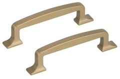2-Pack Amerock BP53720BBZ Golden Champagne 3-3/4″ Center-to-Center Cabinet Pull