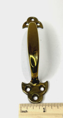 5-1/4″ x 1-3/16″ Brass Cabinet Hardware Pull Handle