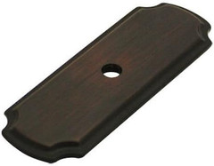 10 Pack – B-112ORB Oil Rubbed Bronze Cabinet Hardware Knob Backplate/Back Plate