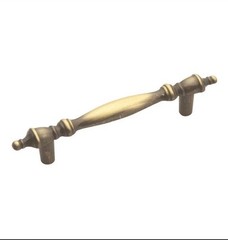 (LOT OF 25) 3 Inch Center to Center Cavalier Cabinet Pull, Antique Brass