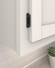 Amerock BPR7565FB Cabinet Hinge 3/8 in (10 mm) Inset Self Closing Partial Wrap