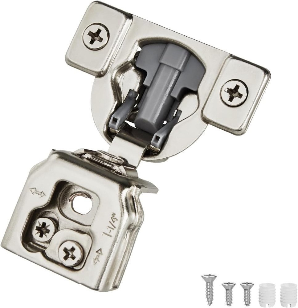 40 Pack Soft Close Concealed Hinges, 105° 3D Cabinet Door Hardware