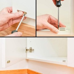 Cabinet Magnet Latch – Best for Cabinet Doors, Cupboards, Drawers and Shutter…