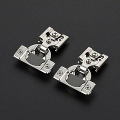 10 Pack 5 Pairs 3/8 Inch Overlay Soft Close Kitchen Cabinet Hinges Hardware Set