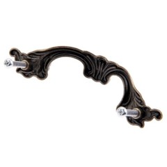 Zinc Alloy Dresser Door Cabinet Handle Retro Drawer Pull Wardrobe Knob Hardware