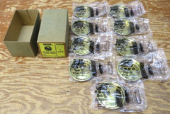 STANLEY 2 1/8″ Round Flush Pulls Brass Natural Color Buffed Box of 9