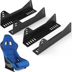 Universal Bucket Seat Mounting Bracket Kit (4-Pack) – Heavy Duty L-Shape Side Mo