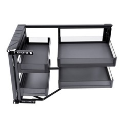 Blind Corner Cabinet Pull Out for 14″ Organizer Kitchen Corner Cabinet Pull Out