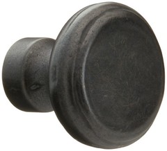MNG Hardware 84313 Large Oil Rubbed Bronze Riverstone Button Knob Pull 1 PCS