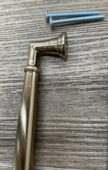 (LOT OF 2) Emtek 86478US4 Westwood 8″ Handle Cabinet Pull – Satin Brass *READ*