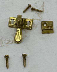 LOT OF 6 H. B. Ives 2A3 Elbow Latch Cabinet Catch w/ Screws USA Made
