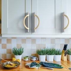 6 Pack Brushed Satin Nickel Gold Cabinet Pulls 5 In 128mm Handles Hardware