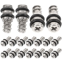 20Pcs Shelf Holder Pegs for Wardrobes and Shoe Cabinets with Self Tapping Screws